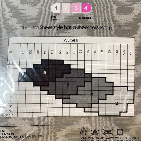 Lot of 5 Pantyhose Round the Clock Hanes Liz Claiborne Plum Blue Pink Size A-B - Picture 8 of 14